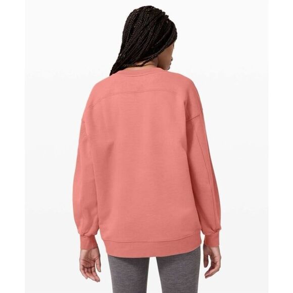 Lululemon Perfectly Oversized Crewneck in Brier Rose Size 10 - Picture 2 of 7